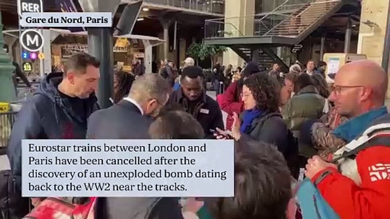 London to Paris trains cancelled all day as unexploded WW2 bombs discovery sparks chaos