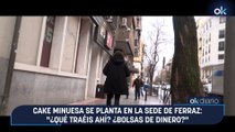 Cake Minuesa se planta en la sede de Ferraz: 