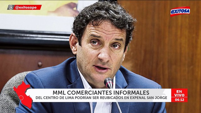 MML propone reubicar a comerciantes informales del Centro de Lima en expenal: Le voy a pedir a la presidenta