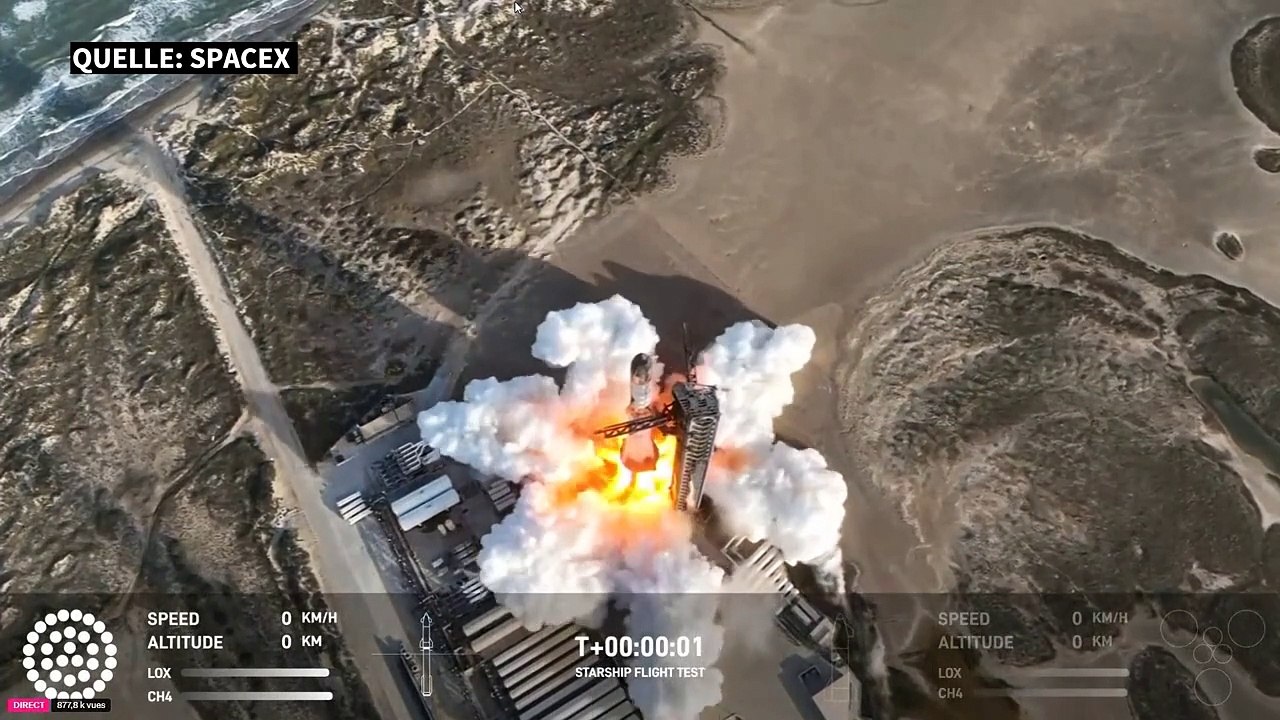 Neuer fehlschlag: spacex-rakete explodiert kurz nach dem start