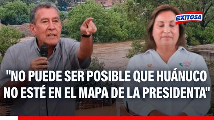 Alcalde de Huánuco increpa al Gobierno por inoperancia ante lluvias y denuncia falta de presupuesto