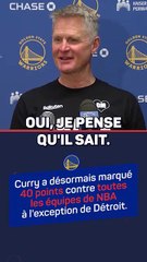 Warriors - Detroit, prochaine victime de Curry ?