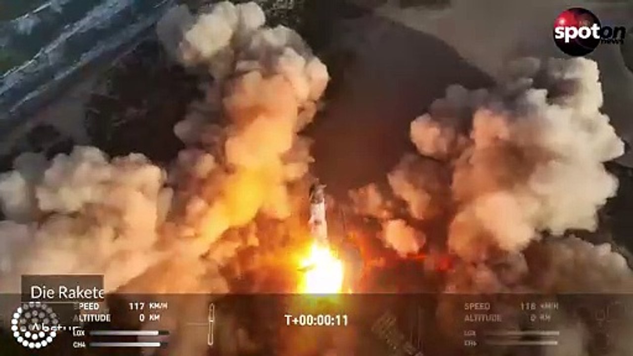 Trümmerteile über Florida: Starship-Rakete explodiert kurz nach Start