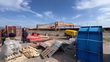 Piombino, sul tracciato del primo lotto della strada statale 398: il punto del cantiere con il nostro giornalista