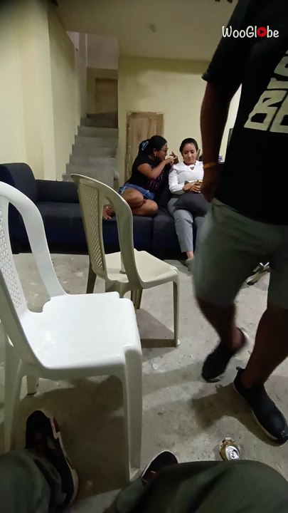 Man takes a fall when his cousin moves the chair away suddenly