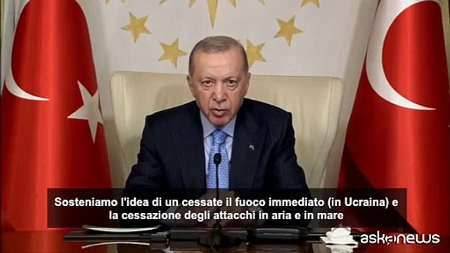Ucraina, Erdogan: sì a tregua aerea e marittima come chiede Zelensky