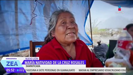 María Natividad lo perdió todo por uno de los incendios en Nuevo León