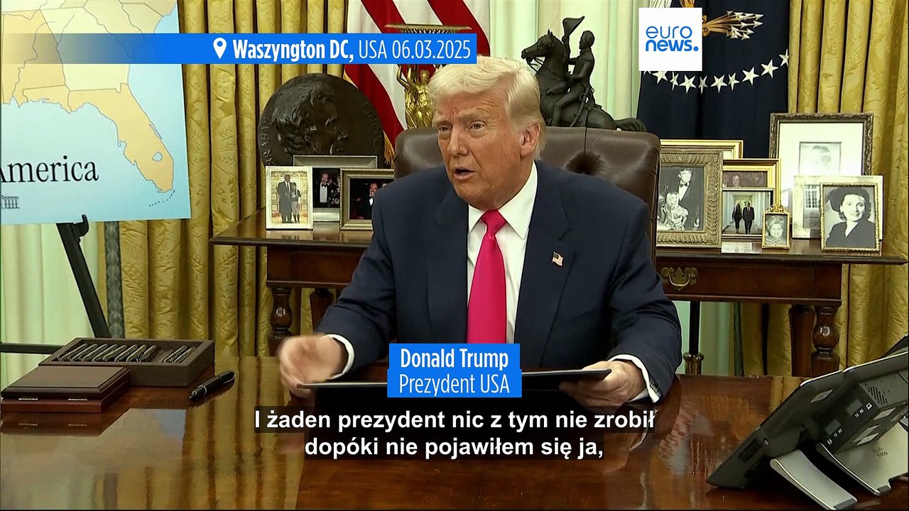 Trump wycofuje się i odracza cła na Kanadę i Meksyk o miesiąc