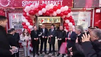 Çekmeköy Belediyesi Sosyal Market hizmete açıldı