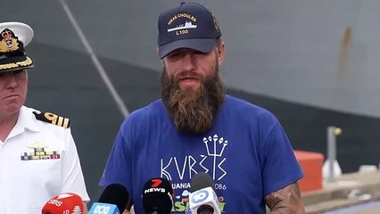 Solo rower who spent three days ‘fighting for life’ in Cyclone Alfred reunited with wife