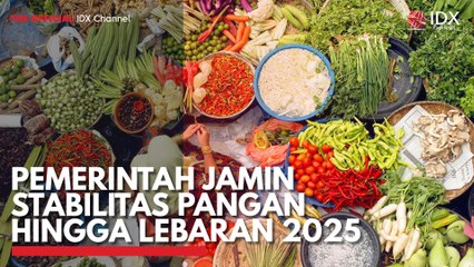 Pemerintah Jamin Stabilitas Pangan hingga Lebaran 2025