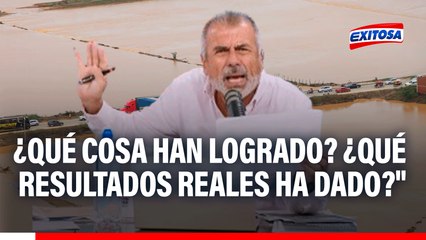 Nicolás Lúcar: "¿Para qué amplían el estado de emergencia? ¿Qué resultados reales ha dado?"