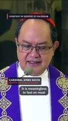 Cardinal hits wrong Lenten priorities, like having expensive seafood over meat