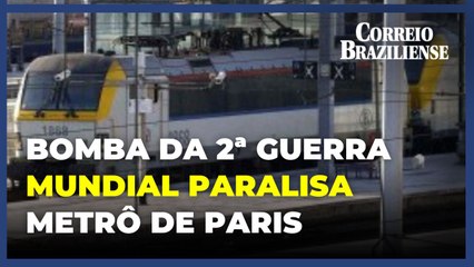 Descoberta de bomba da II Guerra Mundial paralisa trens de Paris