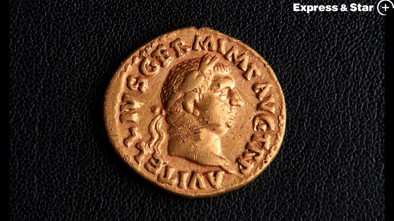 A Roman coin dated 69AD is up for auction at Fieldings Auctioneers, Stourbridge.
