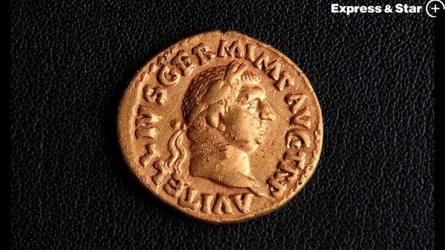 A Roman coin dated 69AD is up for auction at Fieldings Auctioneers, Stourbridge.