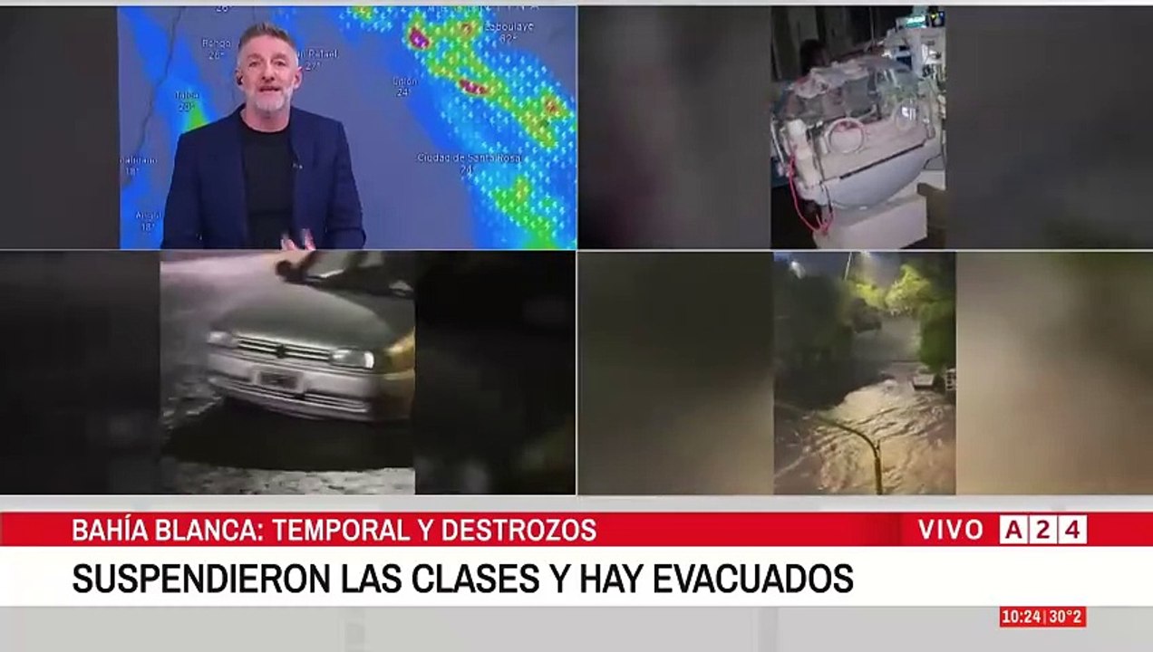 🔴 TEMPORAL EN BAHÍA BLANCA: EL TEMPORAL SE APROXIMA A CAPITAL FEDERAL