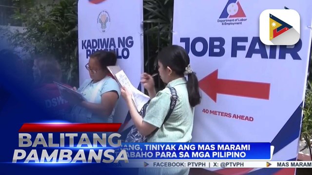 Malacañang, tiniyak ang mas maraming trabaho para sa mga Pilipino kasunod ng pagdagsa ng namumuhunan sa Pilipinas