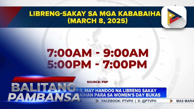MRT-3 at LRT-2, may handog na libreng sakay at iba pang regalo para sa Women's Day bukas