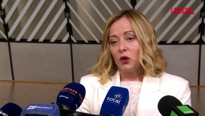 Bruxelles, Meloni: "Soluzione per l'Ucraina potrebbe essere l'articolo 5 della Nato"