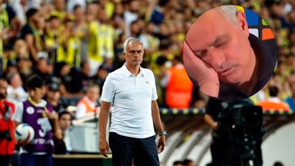 Mourinho se "duerme" en plena conferencia de prensa