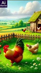 Story of a Big Chicken and an Eagle #shorts  #trending