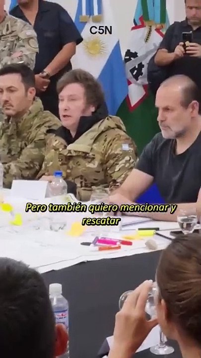 Milei en Bahía Blanca tras los 13 muertos de 2023: "Sacamos lo mejor de nosotros"