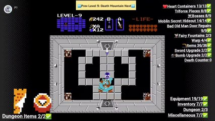 The Legend of Zelda Nes Walkthrough Part 10 100%