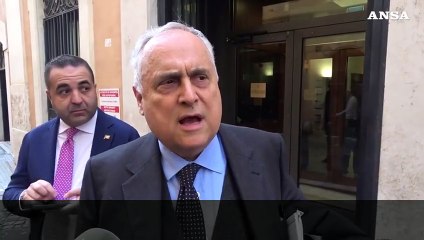 Europa League, Lotito: "Non temo una finale contro la Roma"