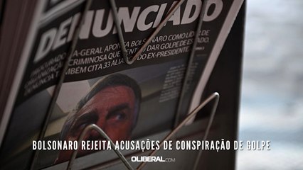 Bolsonaro rejeita acusações de conspiração de golpe