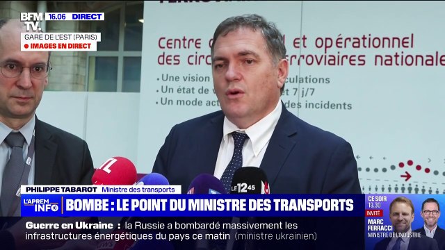 Gare du Nord: À partir de 18h, progressivement, le plan de transport va reprendre , affirme Philippe Tabarot (ministre des Transports)