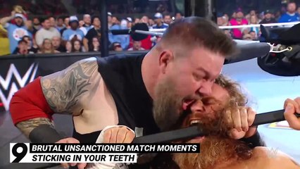 Top 10 brutal moments from Kevin Owens vs. Sami Zayn – Unsanctioned Match at Elimination Chamber