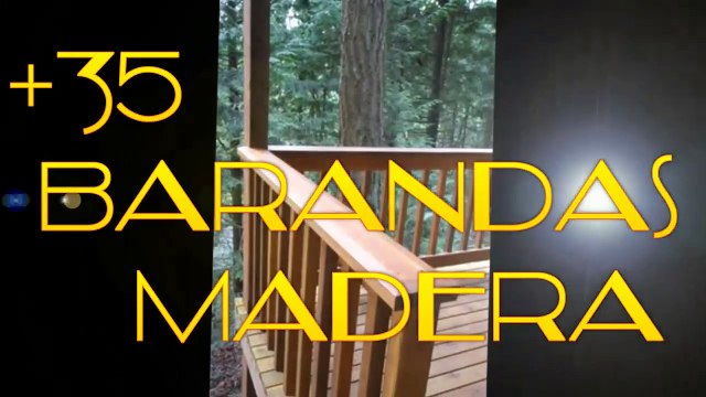 66.- 🏠 +35 BARANDAS DE MADERA (barandas de madera bonitas para escaleras balcones terrazas )