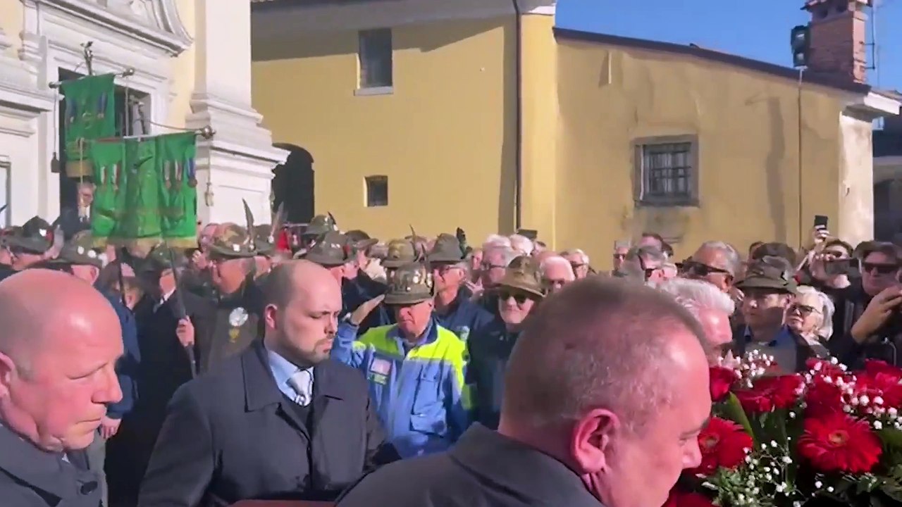 Bruno Pizzul, tanto affetto per l'ultimo saluto a Cormons