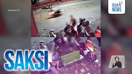 Lalaking nagkunwaring aangkas sa motorsiklo, hinablot ang cellphone ng rider; suspek, arestado | Saksi