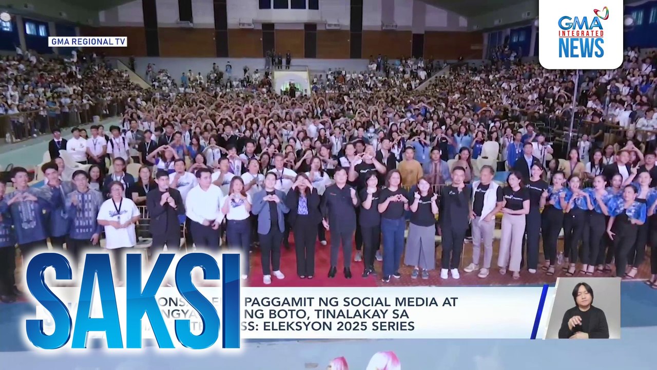 Responsableng paggamit ng social media at kapangyarihan ng boto, tinalakay sa GMA Masterclass: Eleksyon 2025 Dapat Totoo Series | Saksi