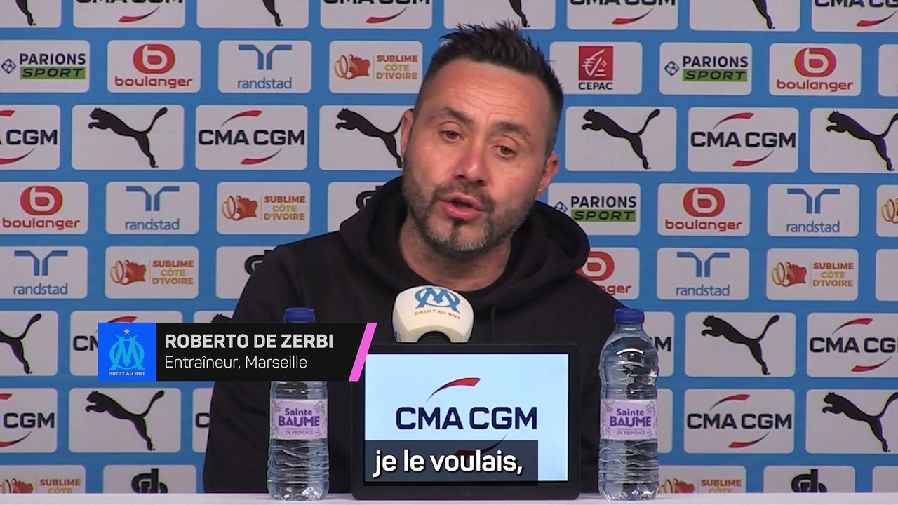 De Zerbi : "Ce que montre Greenwood n'est pas suffisant"