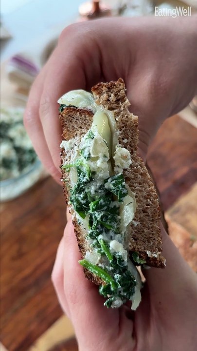 How to Make Spanakopita Grilled Cheese Sandwiches