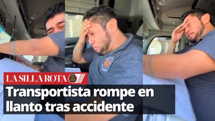 César Cobos: El trailero que lloró por miedo  y recibió apoyo inesperado