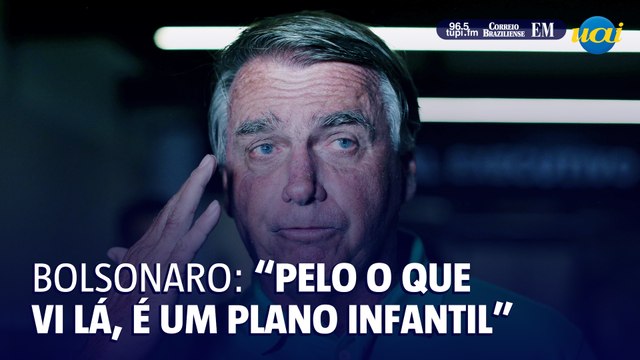 Bolsonaro rejeita acusações e chama de 'infantil' plano para matar Moraes, Lula e Alckmin
