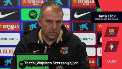 "That's his job" - Flick praises Szczesny's UCL heroics