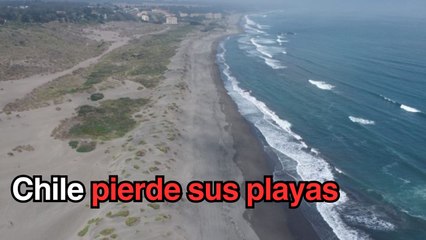 Chile pierde sus playas