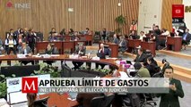 Candidatos judiciales no podrán gastar más de 3 mil 672.10 pesos diarios en campaña