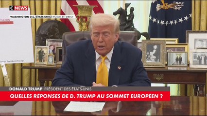 Donald Trump : «L'UE a été créée pour profiter des Etats-Unis»