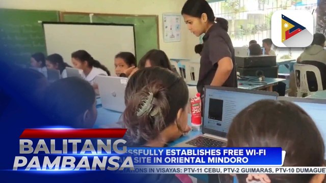 DICT successfully establishes free WiFi-for-All site in Oriental Mindoro