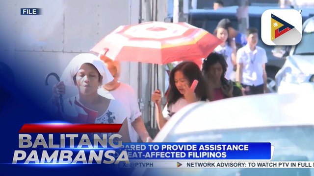 OCD prepared to provide assistance to heat-affected Filipinos