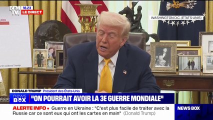 L'Europe "ne sait pas comment mettre fin à la guerre", assure Donald Trump