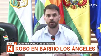 Ministro de Gobierno, informes hechos delictivos
