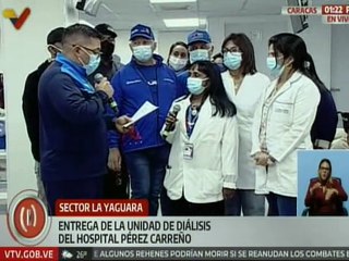 Caracas | Inaugurada Unidad de Diálisis en el servicio de Nefrología del Hospital Pérez Carreño