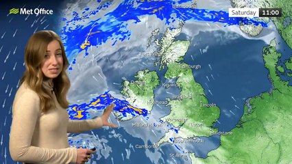 Met Office Friday Evening Weather Forecast 07/03/2025